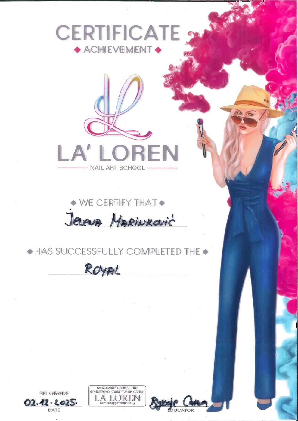 Royal — La' Loren Nail Art School