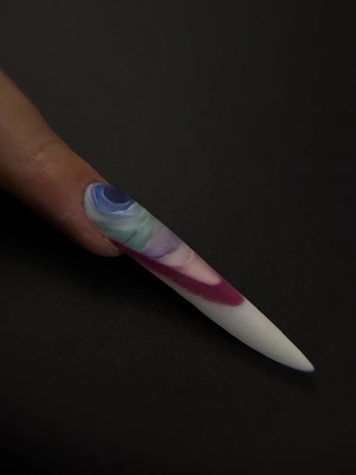 Šareni Ombre — Detalj