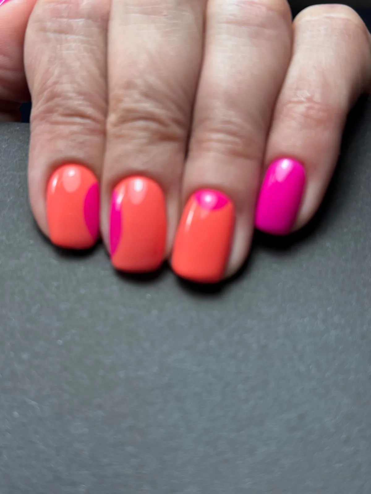 Koral i Pink Swirl